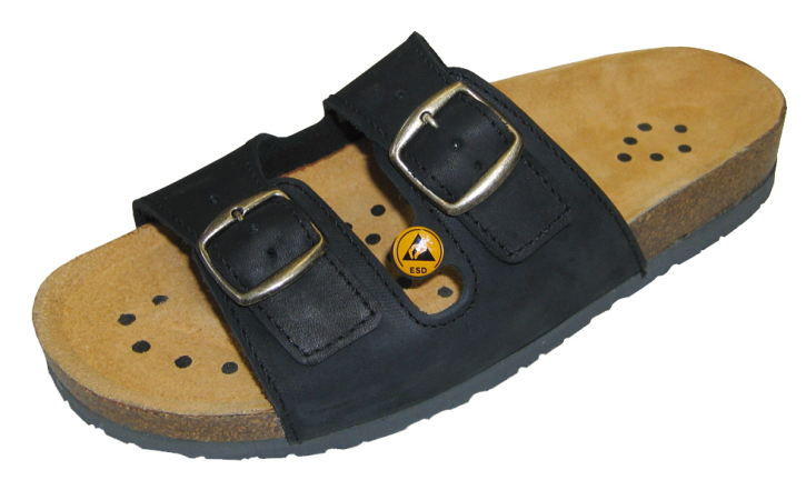 ESD-Shoes, type "Santiago", black, Size: 35 - 46