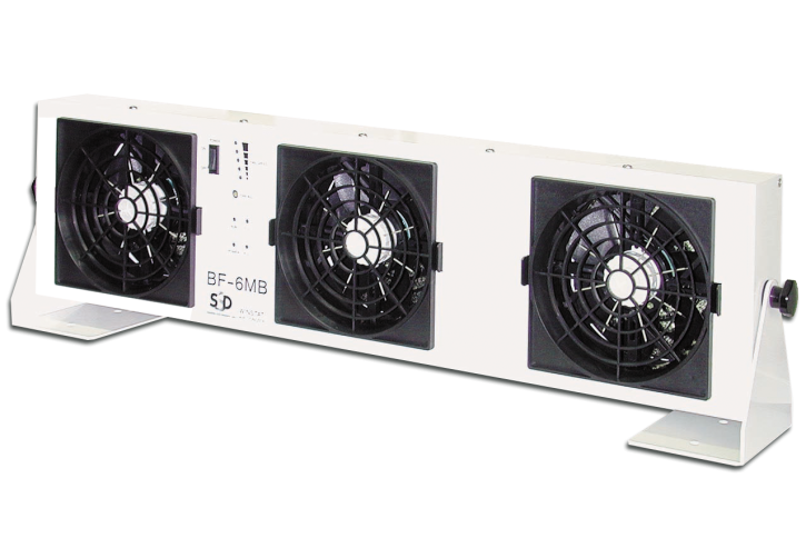 Ionizing air blower with 3 fans (type BF-6MB)