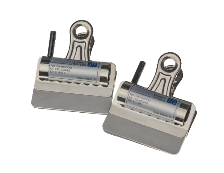 Clamp electrodes according to IEC 61340-4-9