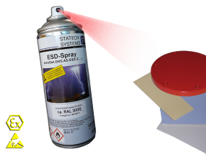 ESD Spray, AstraStat type S, colour: light grey (approx. RAL 7035)